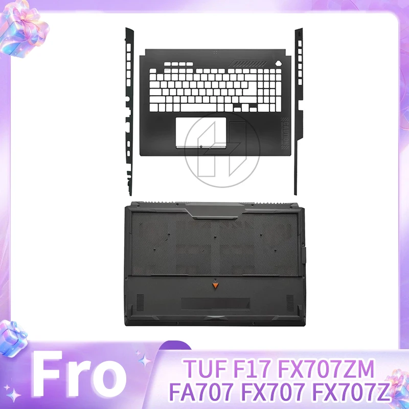 

НОВИНКА: Верхняя и нижняя крышки корпуса (C и D) для TUF F17 FX707ZM FA707 FX707 FX707Z, черные