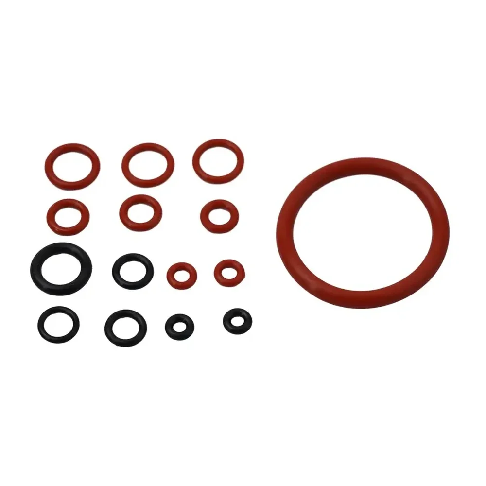 15set O-ring seal kit silicone seal for coffee machine making set mouthpiece packaging kitchen accessorie