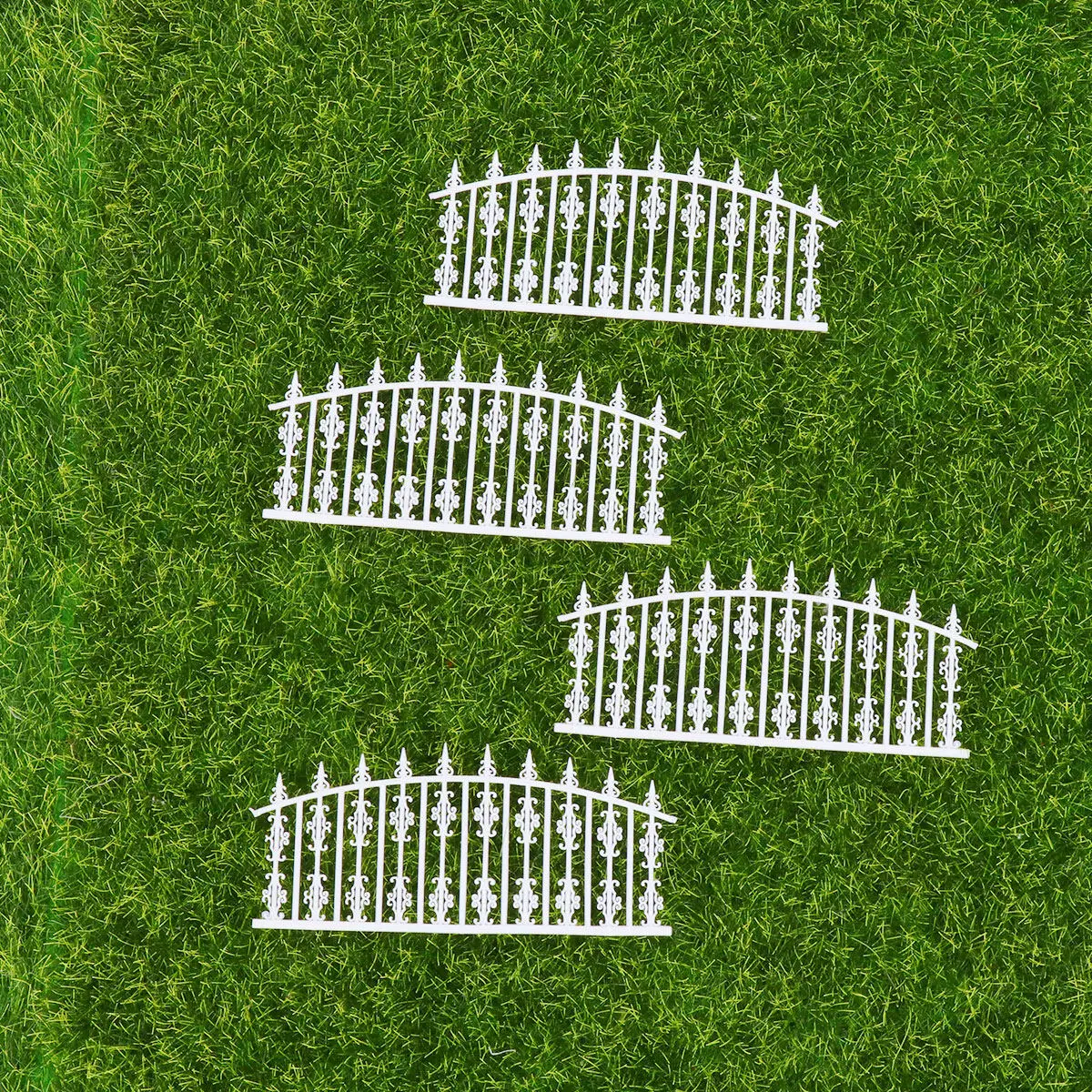 

1M Plastic Decor Fence for Sand Table Garden Courtyard DIY Landscape Ornament Realistic Detail Fine Workmanship Microscenery