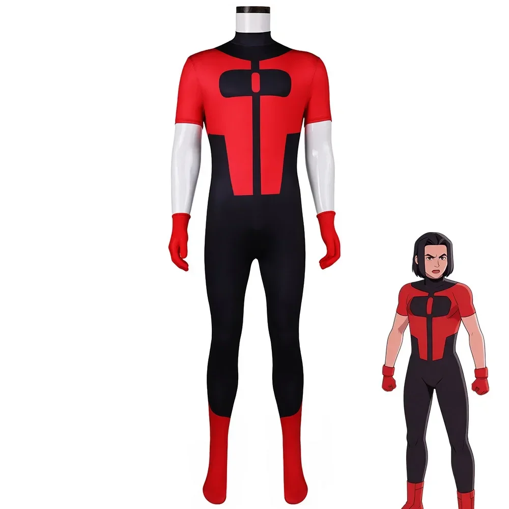 Costume de cosplay Anime Invincible, combinaison Oliver Grayson, Anissa Thragg, combinaison Mark Grayson pour hommes, gants, costume de carnaval
