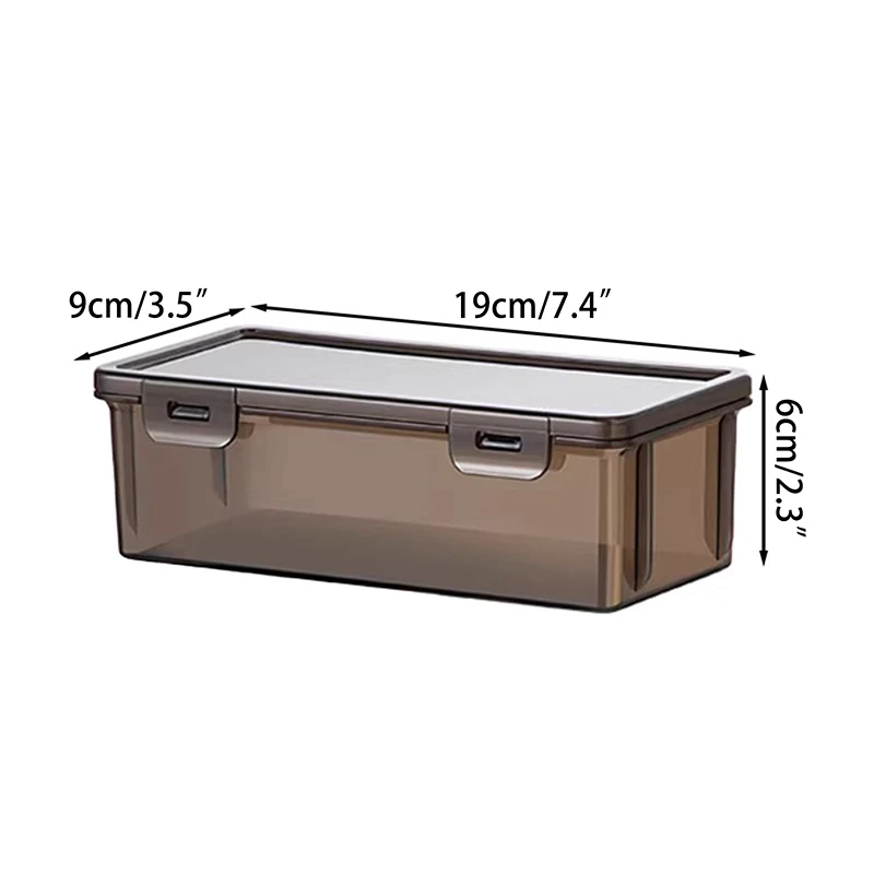 تخزين أقلام الرصاص بسعة كبيرة، صندوق حقيبة مدرسية مكتبي شفاف قابل للتكديس #6