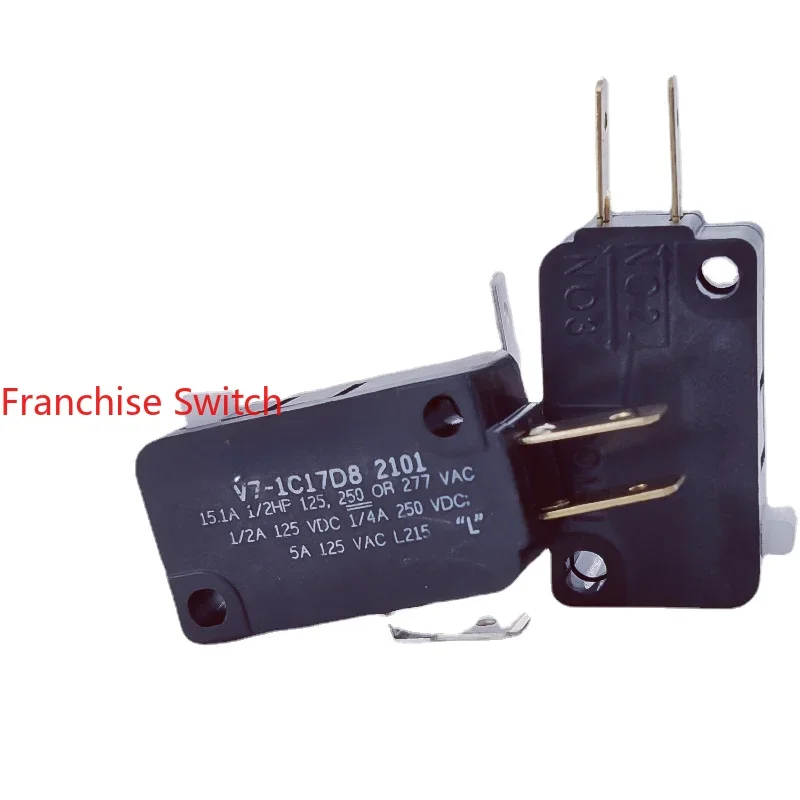 10PCS Microswitch V7-1C17D8 Normally Open And  Closed 3 Pin 15.1A