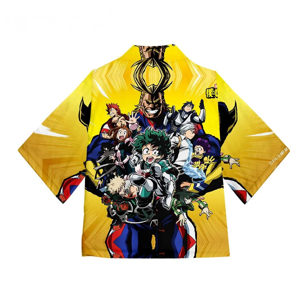Disfraz de Cosplay de Hero Aca - Haori Japanese Jacket reseña y precio