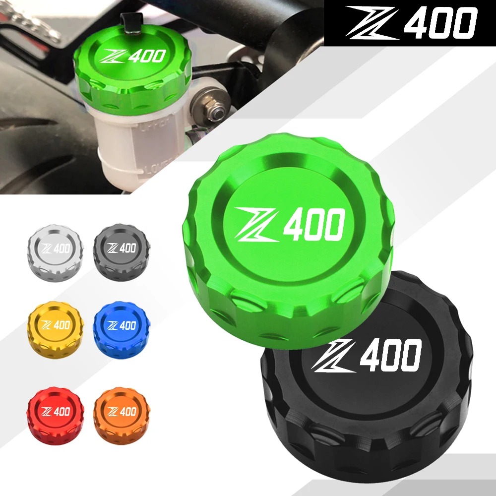 

For Kawasaki Z400 Z 400 Z250 Z750 Z900 Motorcycle Accessories CNC Aluminum Rear Brake Fluid Reservoir Cap Cylinder Cover Z400