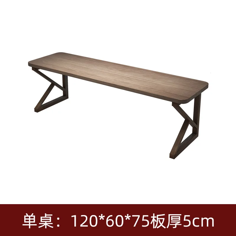 Modern simple home desk, solid wood desk, student study table