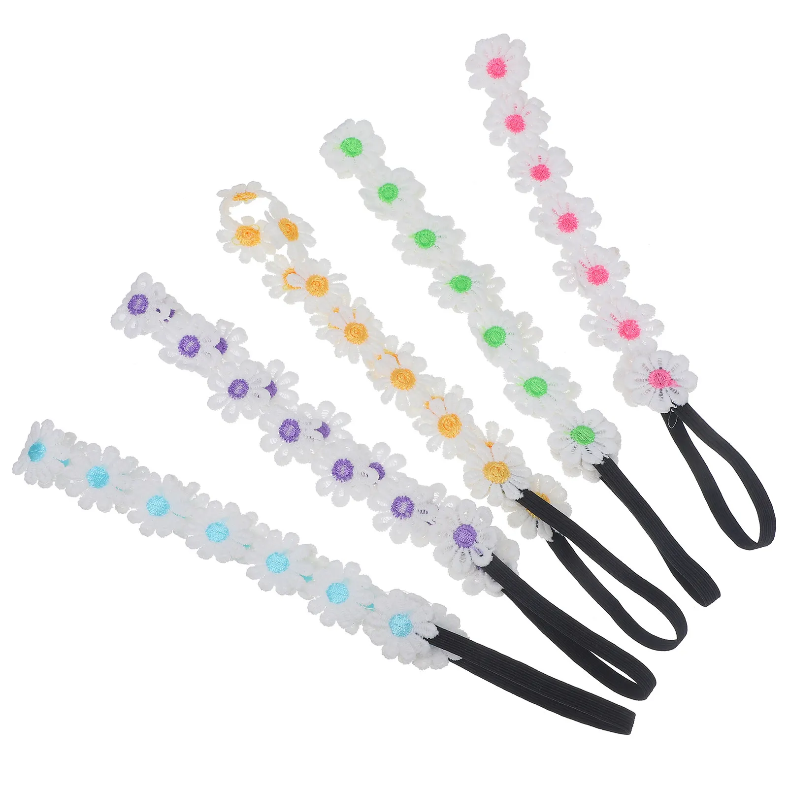 

5Pcs Baby Headbands Elastic Newborn Headbands Baby Girl Headdress Floral Hair Accessories Toddler Infant Hairbands