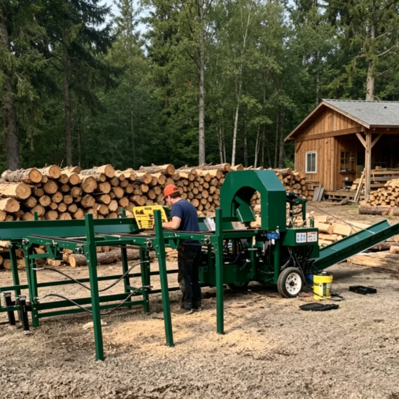 Heat Resistant Hydraulic Wood Splitter All Season Firewood Splitting Machine Adapt Hot Tropical Working Regions
