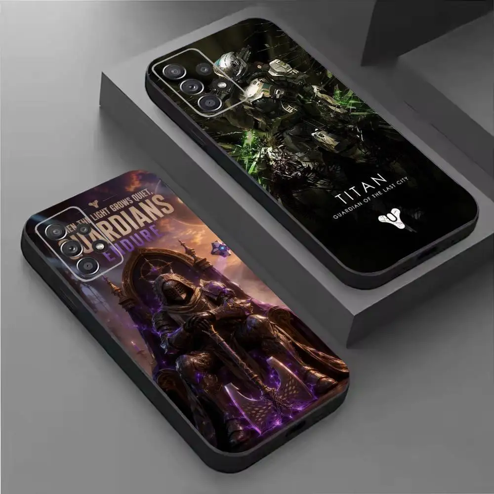 Coque de téléphone Cool D-Destiny pour Samsung S26,25,24,21,22,21,20,10,9,8,7,6,Ultra,Plus,Fe, Lite, couverture noire