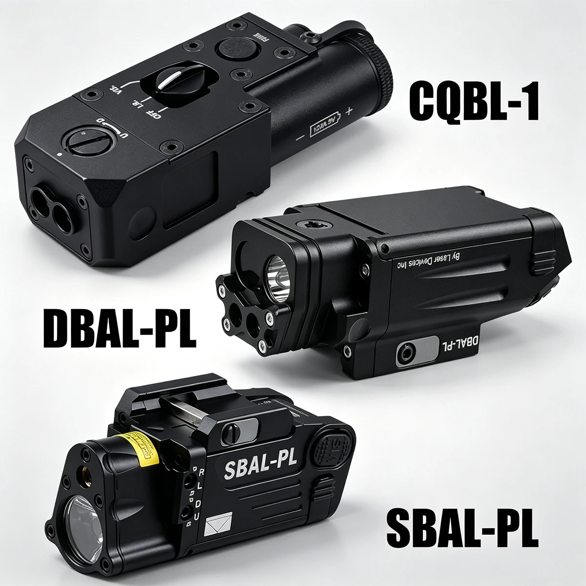 SBAL-PL DBAL-PL CQBL-1 Laser IR/Red/Green Dot Laser Indicator Momentary Constant Quick Open Scout Light Connect Mount For 20MM