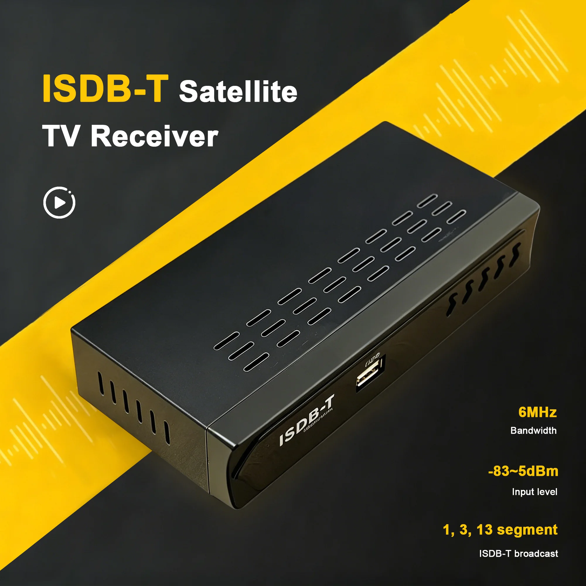 

Цифровой приемник для наземного и спутникового телевидения ISDB-T, цифровая приставка высокой четкости, приемник VHF/UHF, 1080P, H.264, MPEG-4