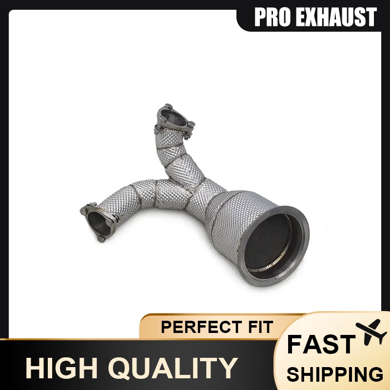 

PRO Performance Stainless Steel Exhaust Sport Cat Downpipe for Audi S4/S5 B9 3.0T High Flow Catted Downpipe