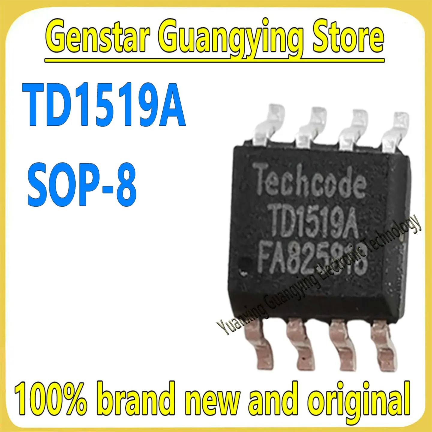 (5 pieces) TDA1519A, TDA15199AMR, TDA1519 SOP-8 Synchronous Rectification Buck DC-DC Power Supply ICs—100% Brand New, In Stock