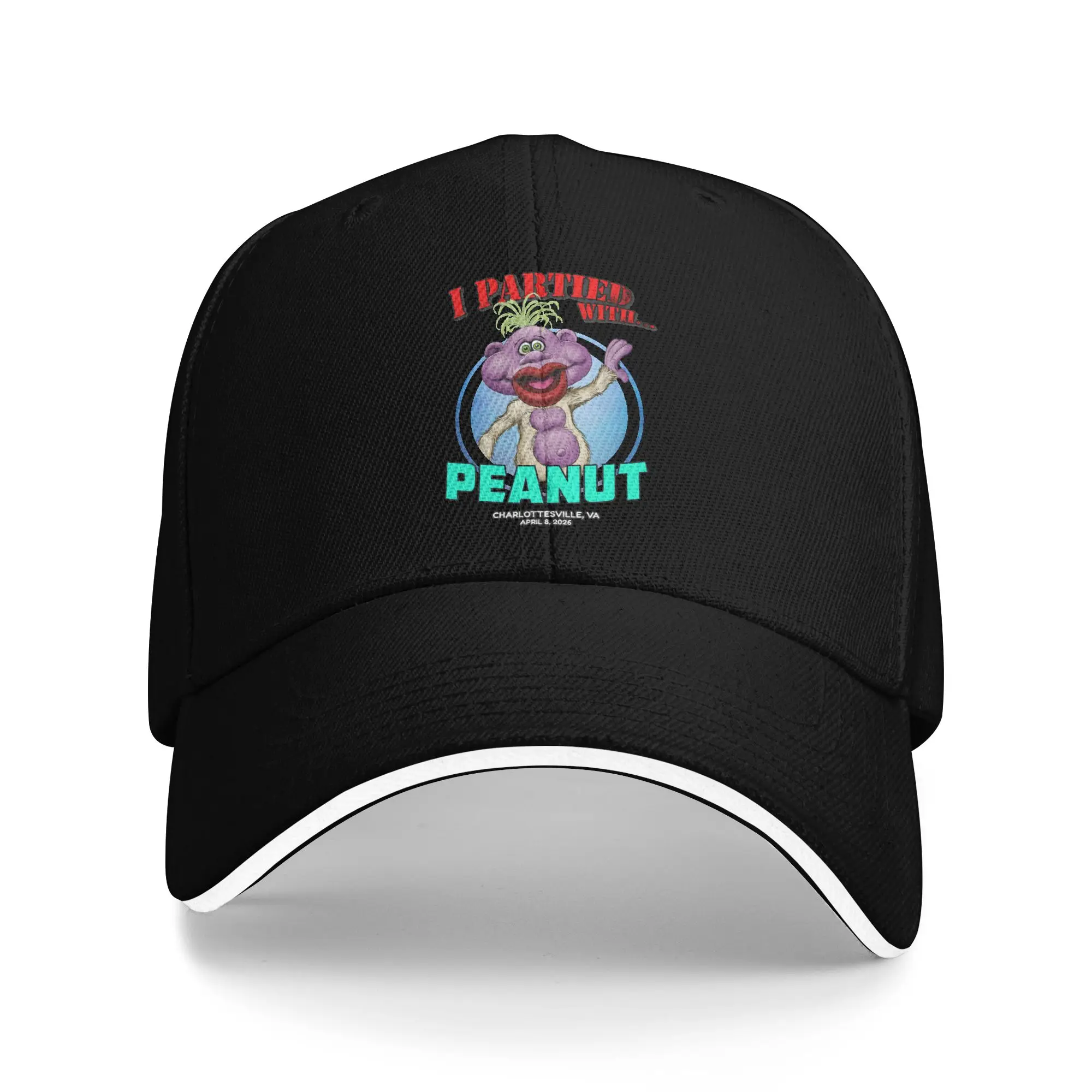 Summer Casual Baseball Cap Peanut Charlottesville VA (2026) Outdoor Sport Trucker Hat For Couple Women Sun-Proof Baseball Caps