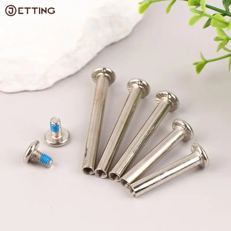 2Sets stainless steel luggage screws, luggage accessories Luggage Wheels Bolts 6*33-60mm