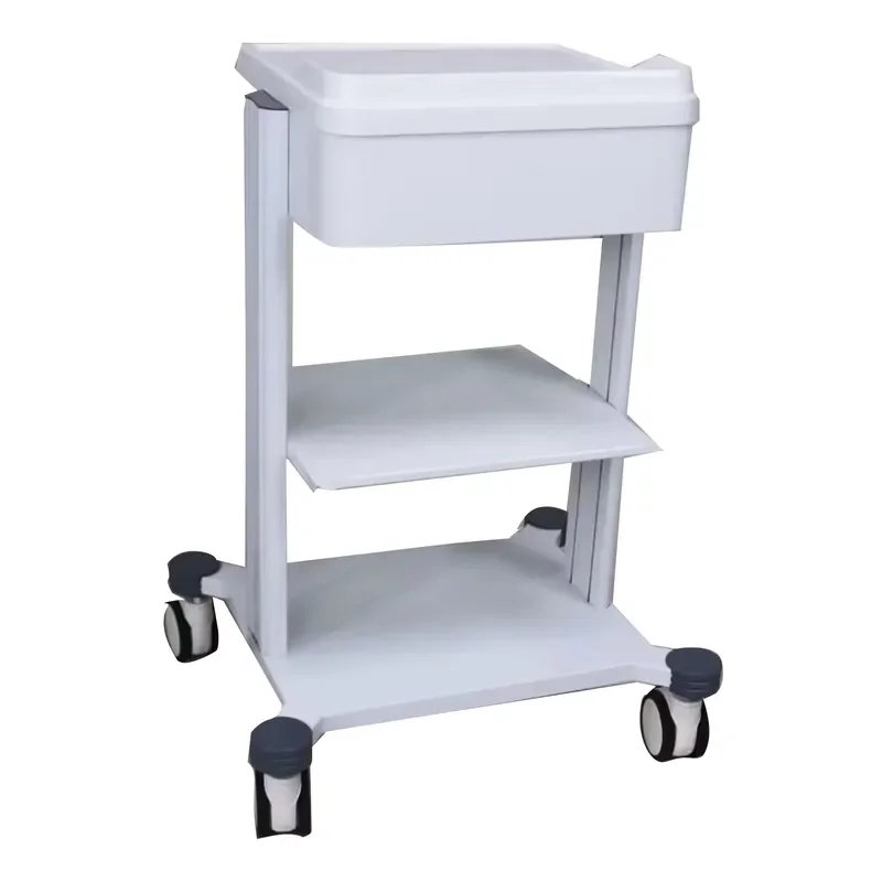 Stainless Steel Medical Trolley Hospital Equipment Cart for Surgical Instruments Nursing Care Mobile Stand Clinic Utility