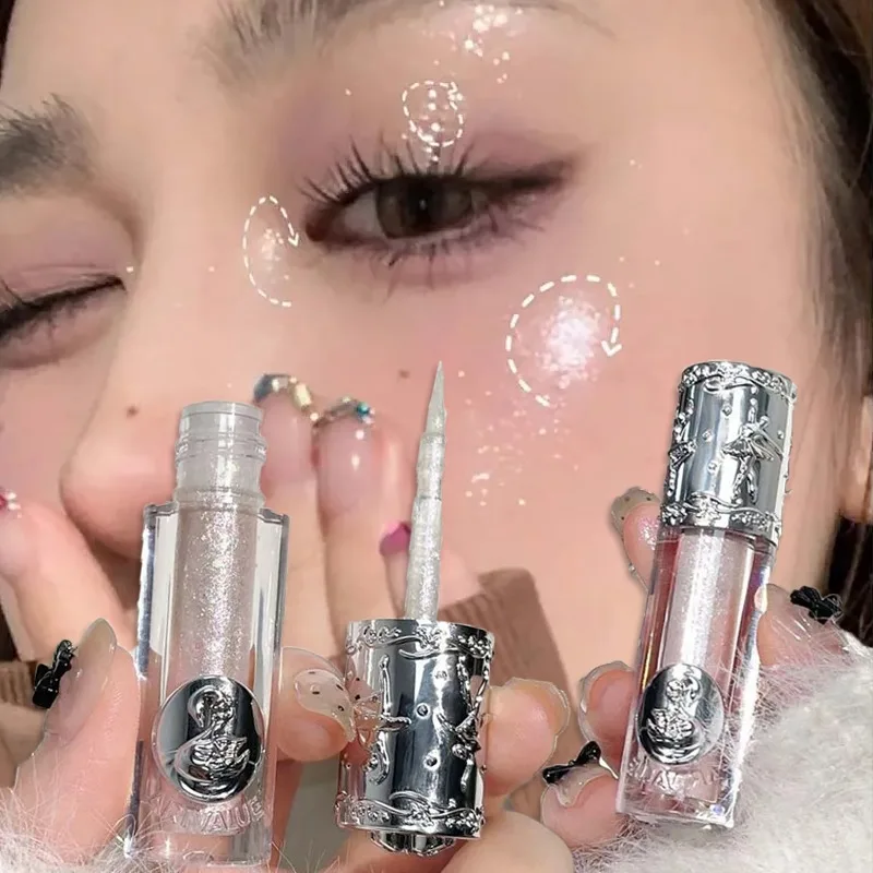 Balletism Glitter Liquid Eyeshadow Pearly Fine Shimmer Langlebiger, funkelnder, hochglänzender Lidschatten mit Pailletten für das Make-up von Lying Silkworm