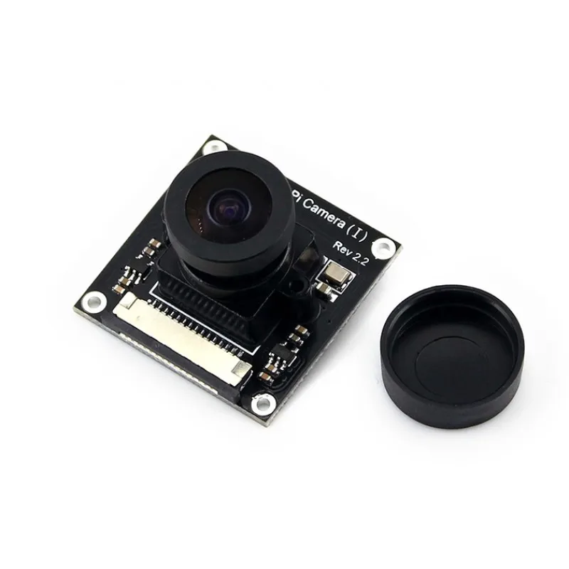 Raspberry Pi Camera (I) Waveshare for RPi A B+ 2 B 3 B Adjustable Focal Length Fisheye Lens Wider Field of View Module Kit