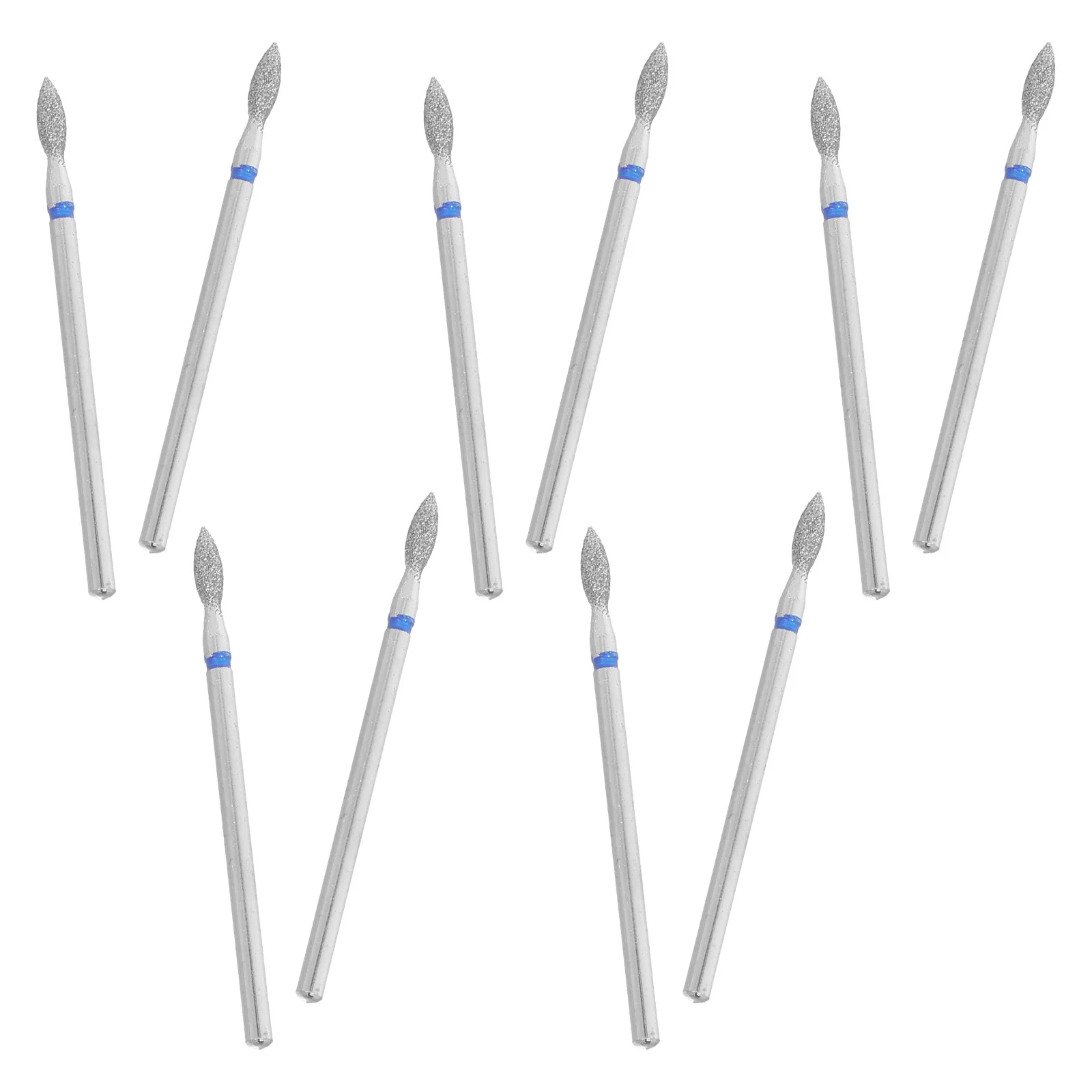 

10pcs Drill Bits Set Hygienic Individual Packaging Durable Cuticle Remover Bits For Manicure Pedicure Smoothing Shaping Gel