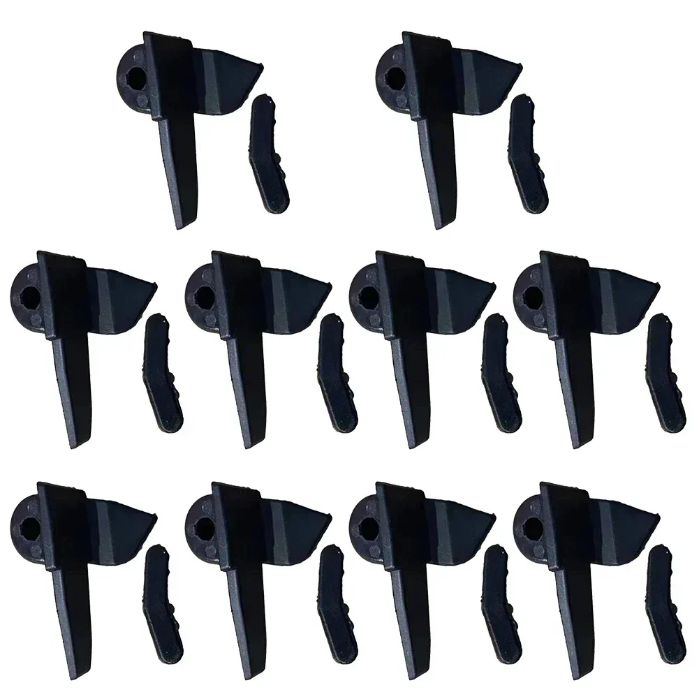 20Pcs Tyre Changer Part Plastic Mount Demount Duck Head Insert Rim Protect Black Gaskets Tire Changer Bead Remover Tools