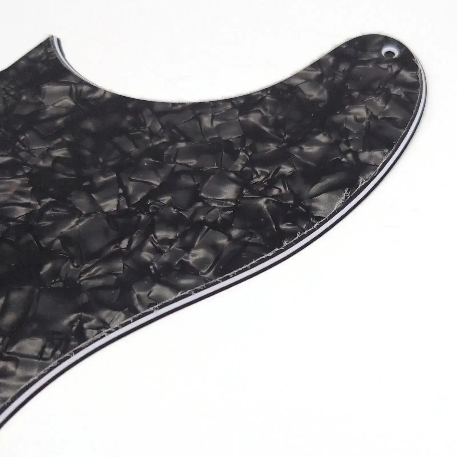 Precision Bass Guitar Pickguard, 3 ชั้น Black Pearl, อะไหล่เปลี่ยนเบสไฟฟ้า