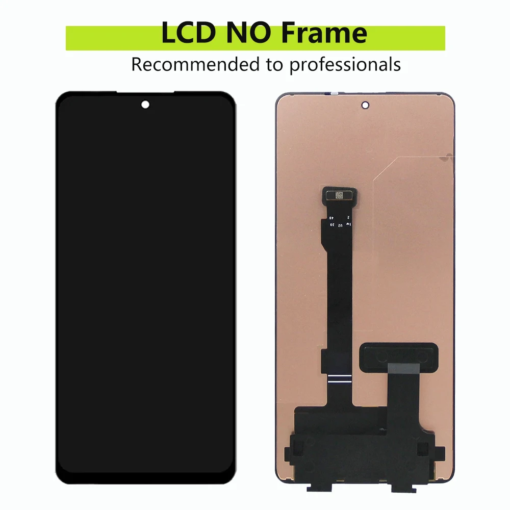 Pelindung layar AMOLED, layar tampilan LCD untuk Xiaomi Redmi Note12 Pro 22101316C dengan layar sentuh Digitizer Note12 pro 5G