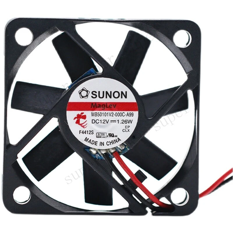 S+    SUNON MB50101V2-000C-A99 5010 12V 1.26W 5cm medical device LED fan