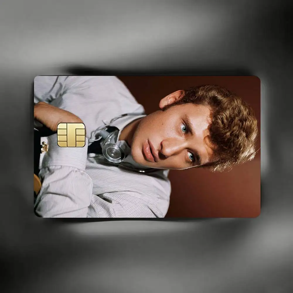 J-Johnny H-Hallyday Singer Decorative Waterproof Film Skin Cover Credit Card Stickers Debit Front