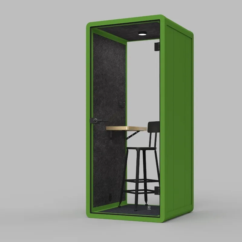 Mobile Soundproof Cabinet for Record Sound Proofing Room Telephone Booth Recording Booth