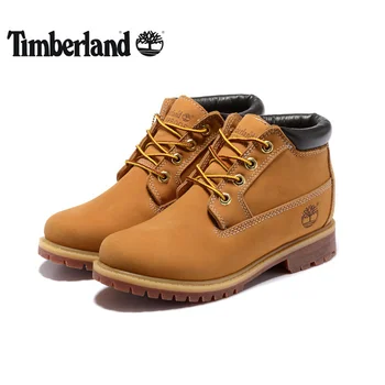 TIMBERLAND 남성용 클래식 23061, 프리미엄 100%, 방수 미들 탑 앵클 부츠, 정품 가죽 패션, 노란색 신발