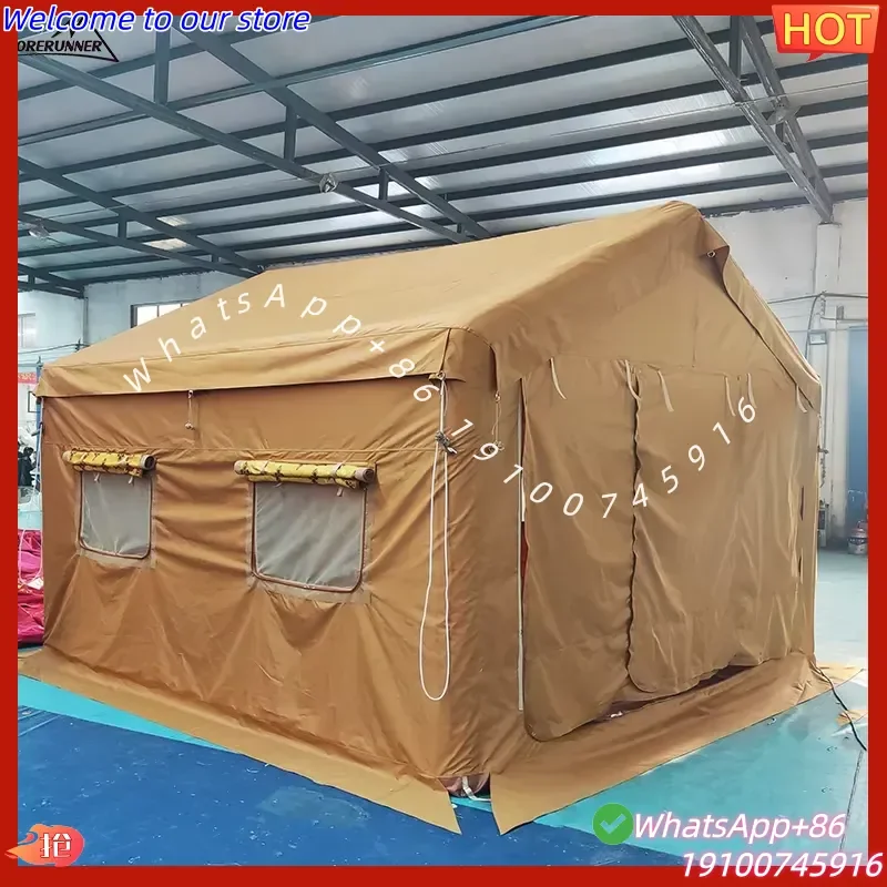 2026 Portable Inflatable Air Tent Waterproof Oxford Cloth Fabric for Family & Party Middle East Desert Camping Outdoor