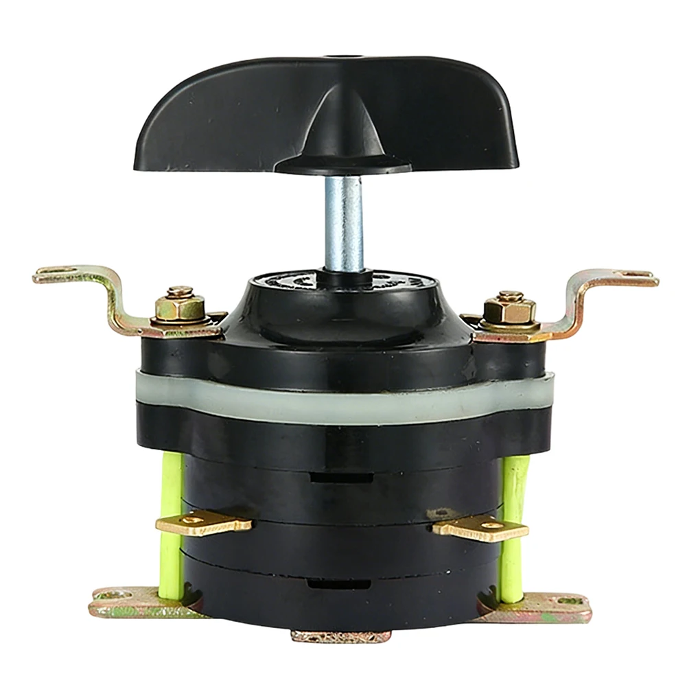 Welding Machine Switch KDH Gear Type 25A 50A 220V-380V Wooden Base Copper Conductive Switch 6 Pin 12 Pin Design