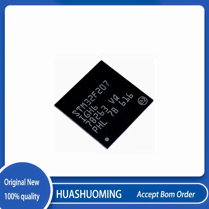 2Pcs/Lot STM32F207IGH6 STM32F207 32F207IGH6 BGA-176