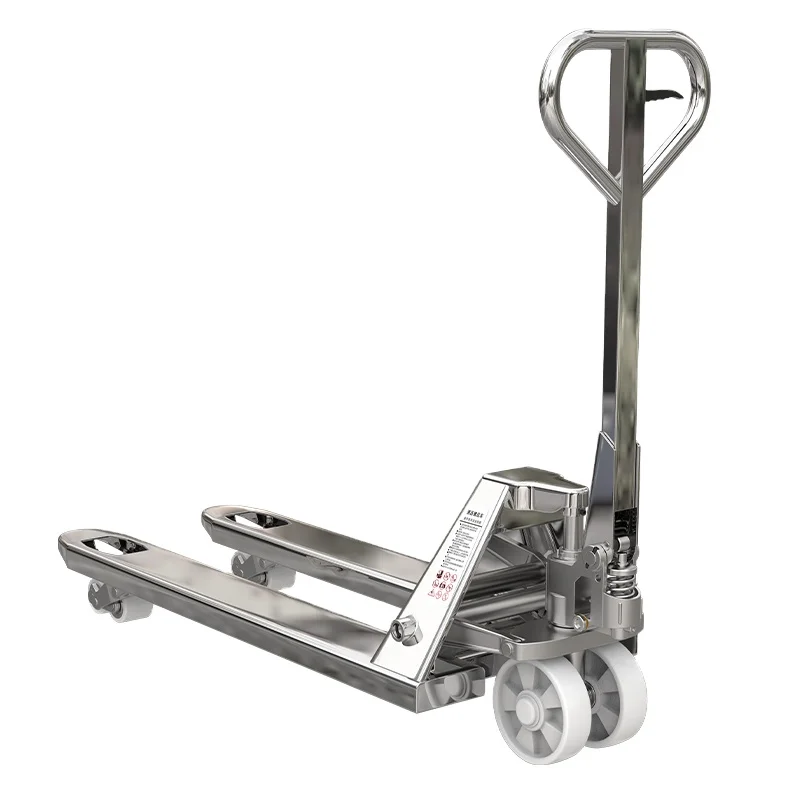 Traspallet Manuale Pallet Machine Wheel Jack 2.5 Ton Stainless Steel Hand Pallet Truck