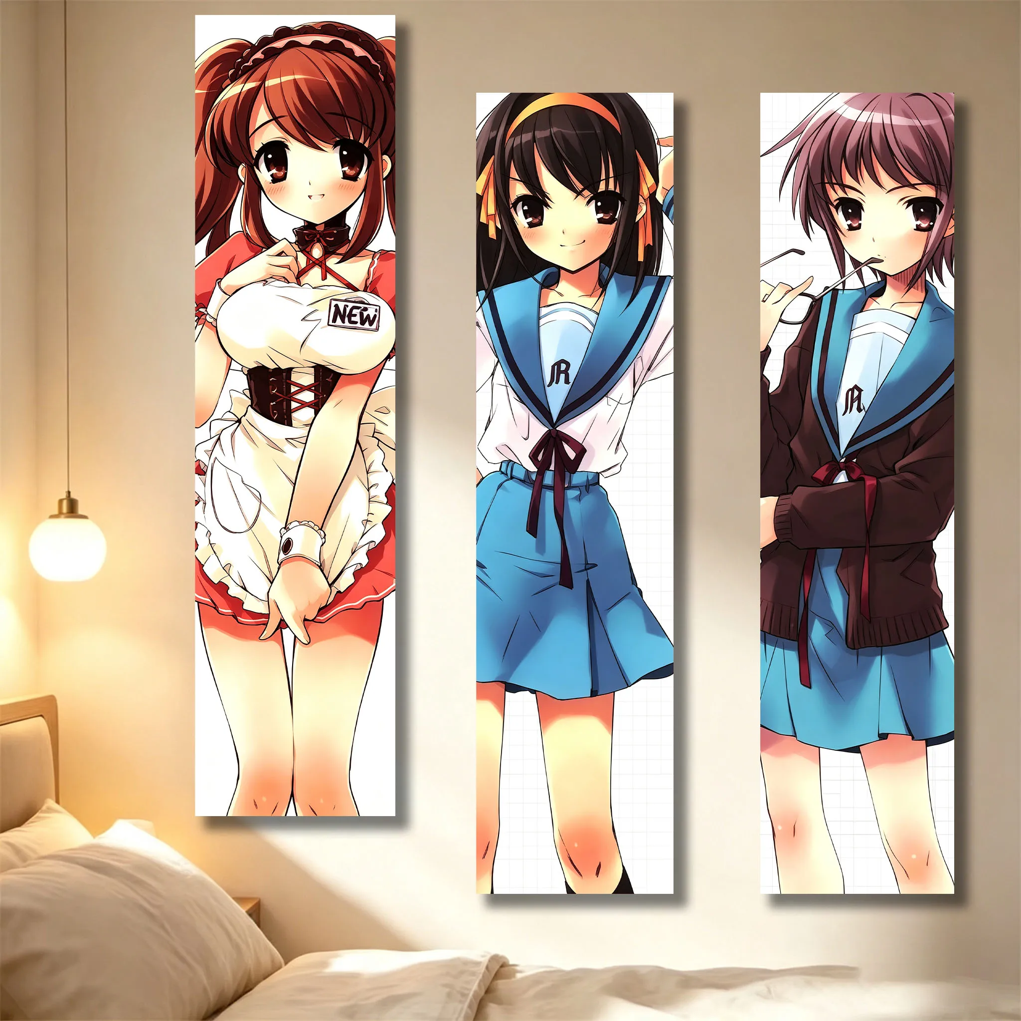 SOS Mikuru Haruhi Yuki Tapestry Light Novel Girl Long Tapestry Party Bedroom House Living Room Decor Room Necessaires Stuff