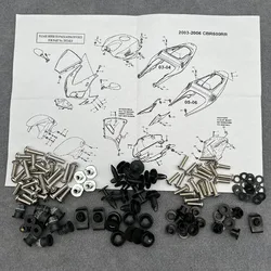 Tuercas de velocidad de carenado para motocicleta, Kit de tornillos de sujeción para Honda CBR600RR, 2003, 2004, 2005, 2006, F5, CBR 600 RR, 03-06