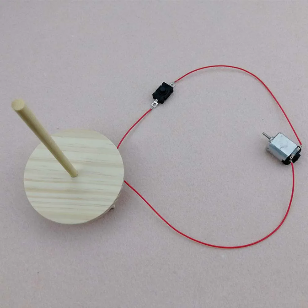 Ventilateur électrique pour enfants, 2 pièces, matériaux d'expérimentation, moteur de bricolage, Kit scientifique fait à la main, couleur aléatoire non incluse