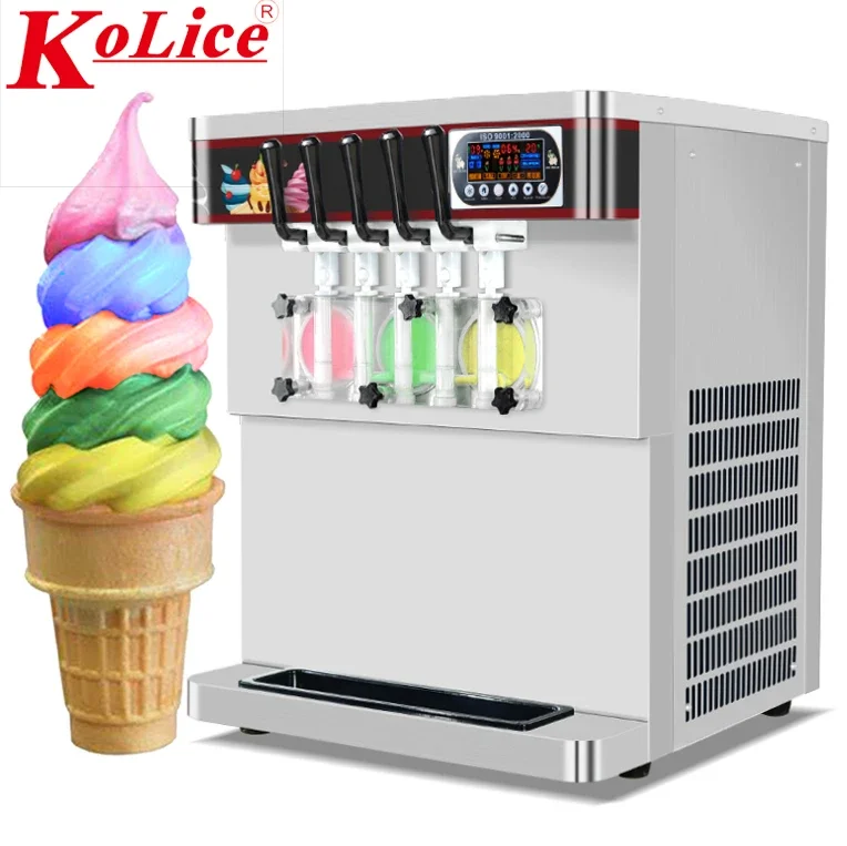 ETL CE certificate 5 Flavors Taylor Commercial Softy ice cream machine/Vending Ice Cream making Machine/yogurt ice cream machine