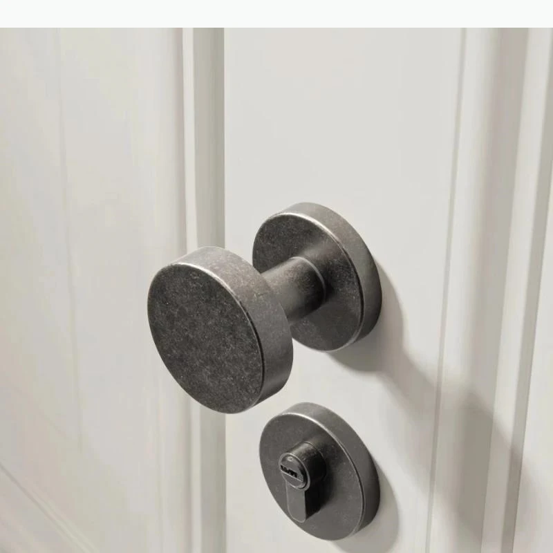 

Silver Metal Door Lock Living Room Silent Split Lock Bedroom Locks Indoor Safety Locks Hardware Accessories Door Handle