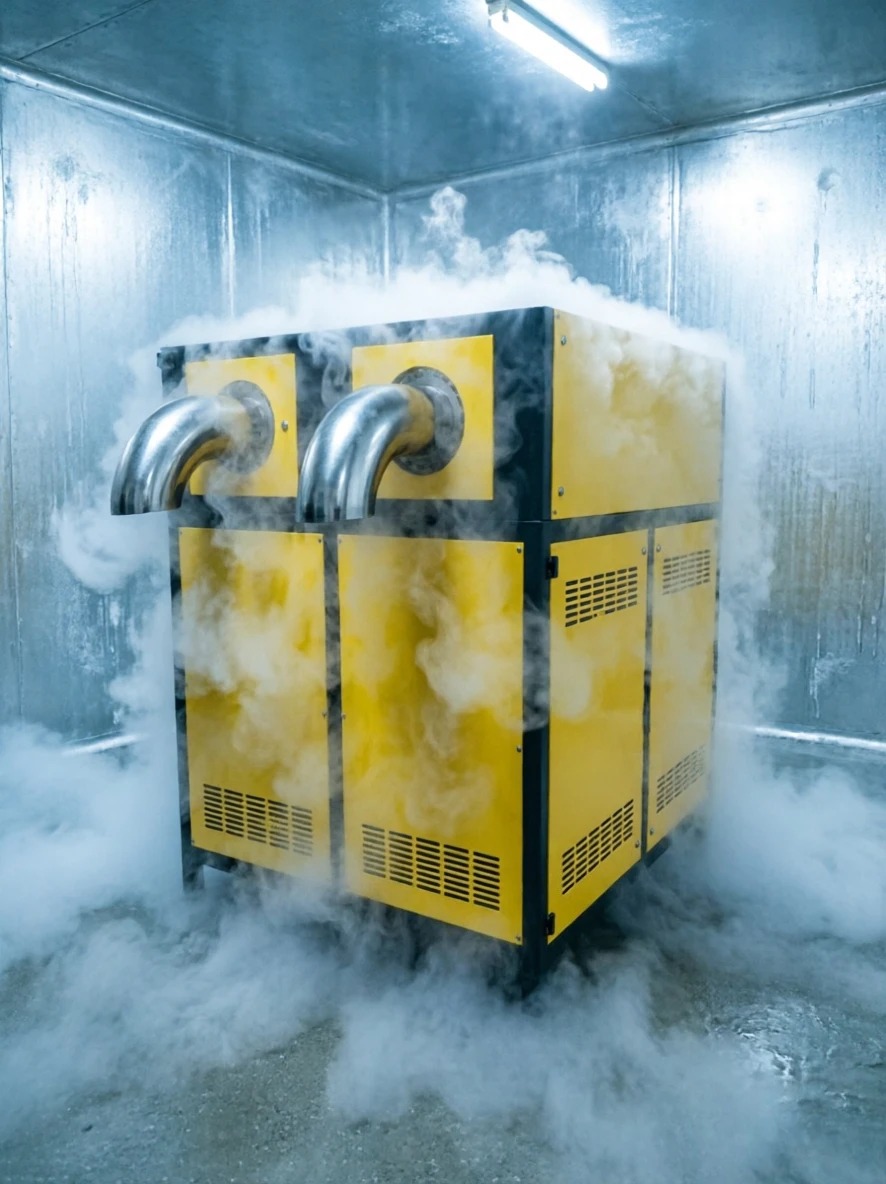 Dry Ice Extruder Machine Integrated Hydraulic Unit Stable Extrusion Speed Laboratory Small CO2 Solid Granulating Machinery