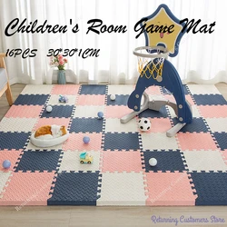 16PCS Solid Color Baby Children's Room Game Mat Baby Play Mats EVA Foam Puzzle Mat Baby Room Interlock Floor Rugs 30*30*1CM