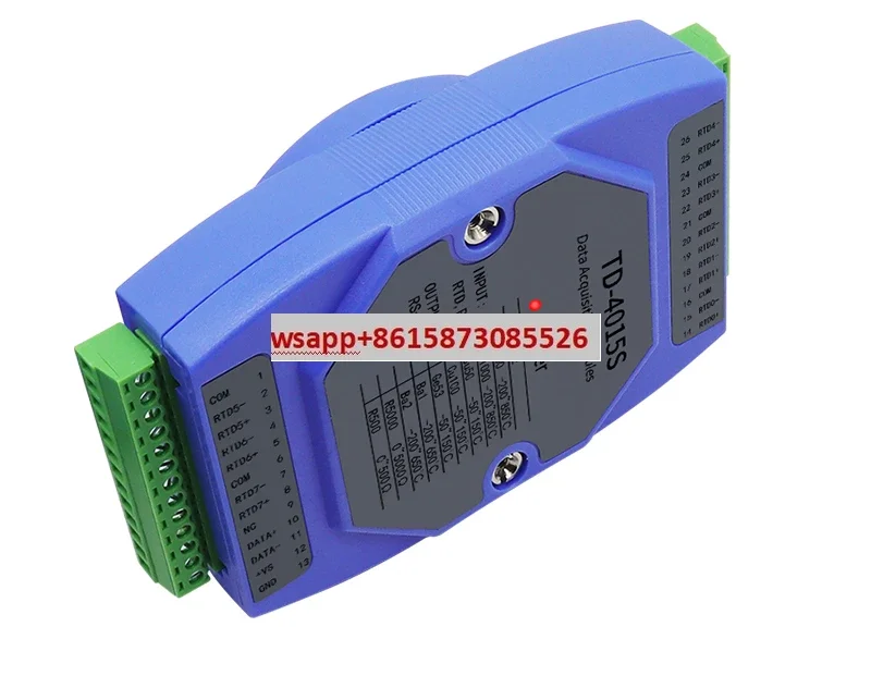 

Thermal resistance temperature acquisition module converted to 485 8-channel PT100 input serial port configuration Modbus