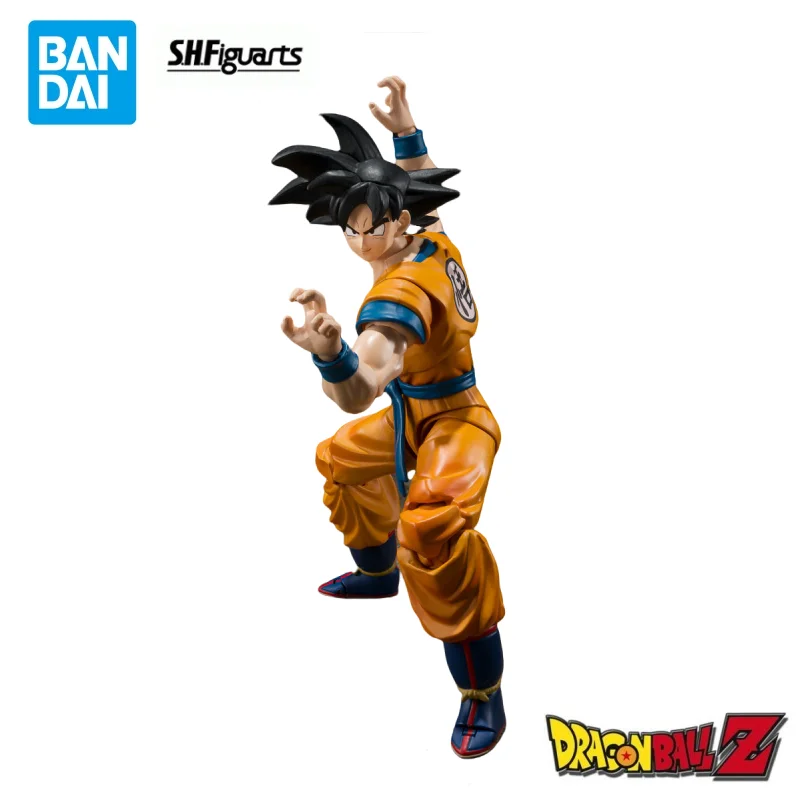 

In Stock Bandai Model Doll Brand New Boxed Dragon Ball Shf Super Hero Son Goku Original Anime Characters Garage Kit Collectible