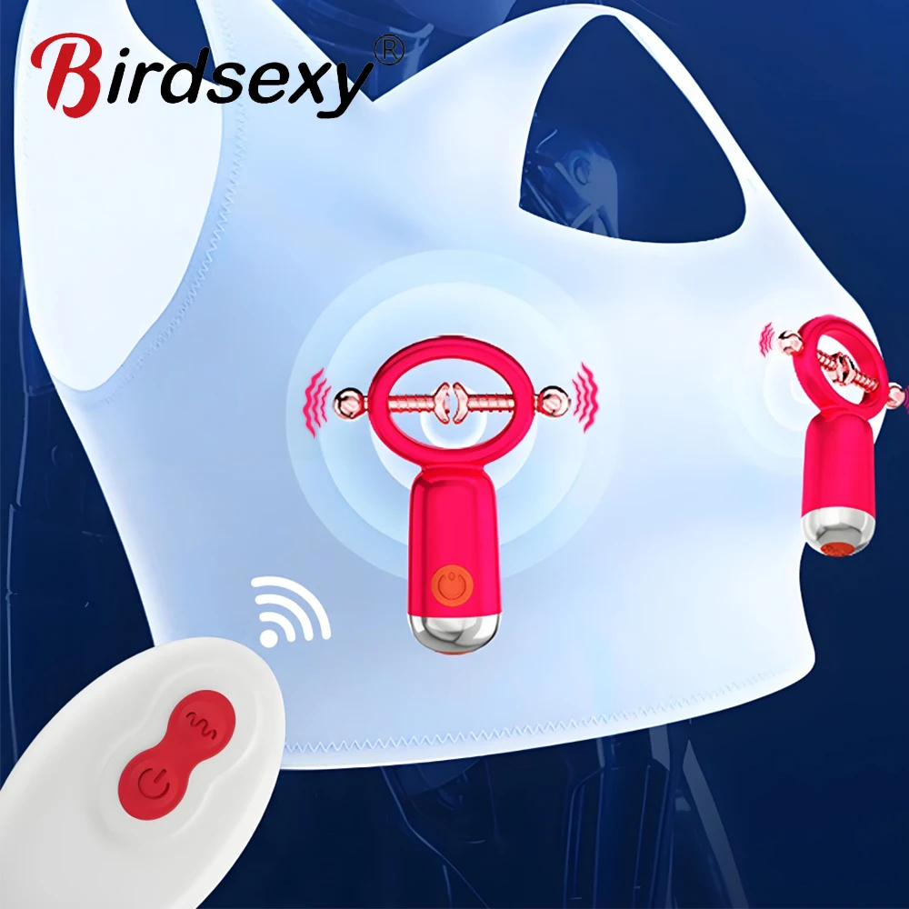 تهتز الحلمة المشبك تدليك الثدي الإناث الاستمناء تحفيز البظر ألعاب الكبار الجنس لعب للنساء الأزواج الحلمة هزاز #1