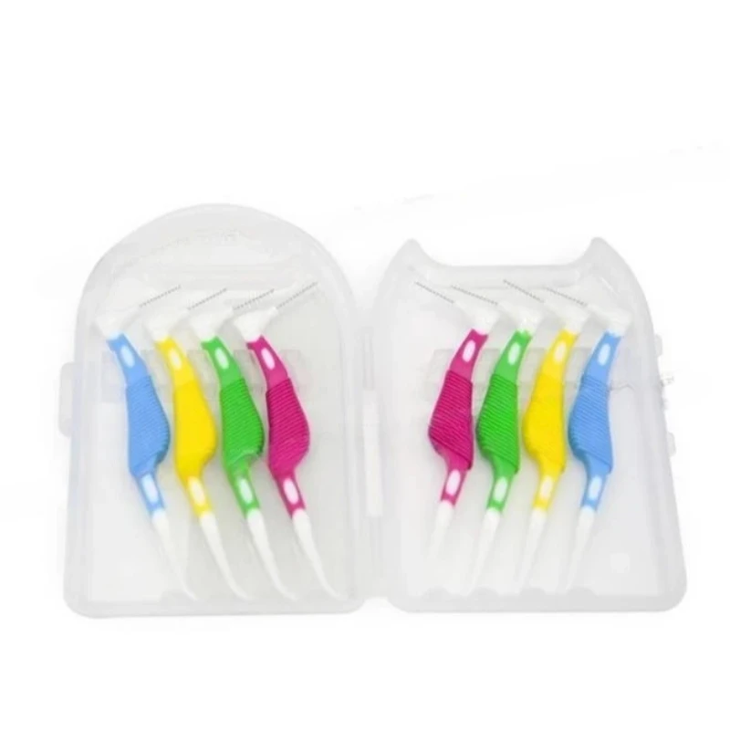 15×8pcs/box Plastic Interdental Brush Teeth Cleaner Interdental Brushes Tooth Floss Toothpick Healthy For Cleaning Oral Care