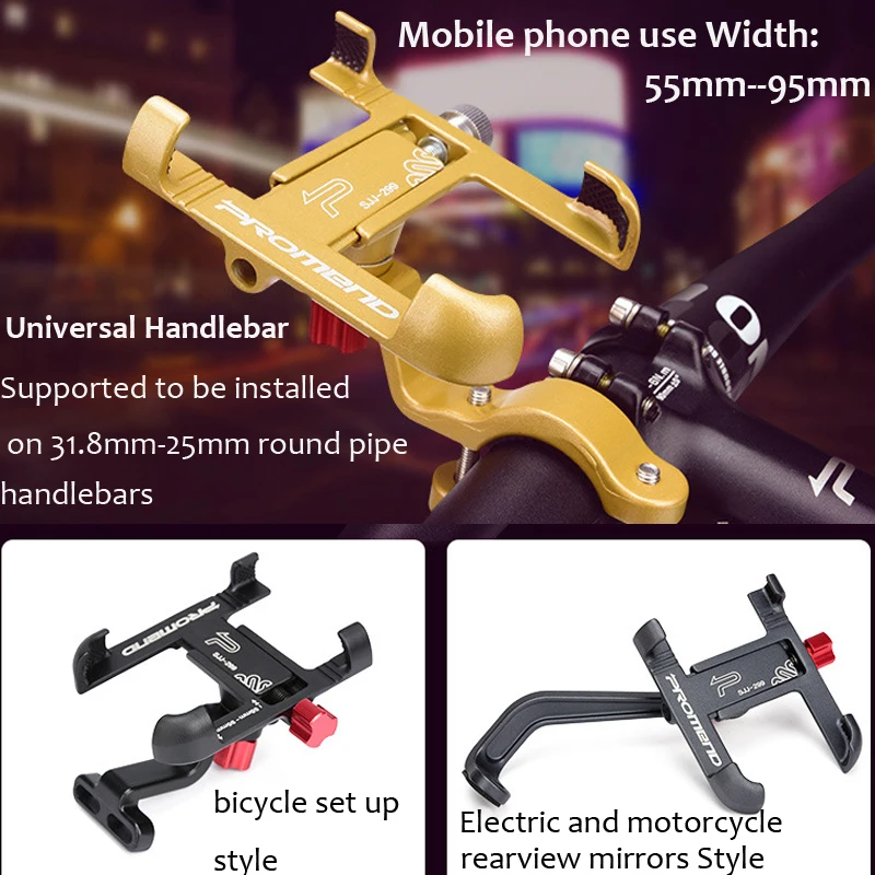 Uchwyt rowerowy na telefon iPhone 13 12 11 Pro Xs Max Xr 8 Samsung Xiaomi, mocowanie na kierownicę motocykla, uchwyt na telefon komórkowy, stojak GPS — zdjęcie produktu 6