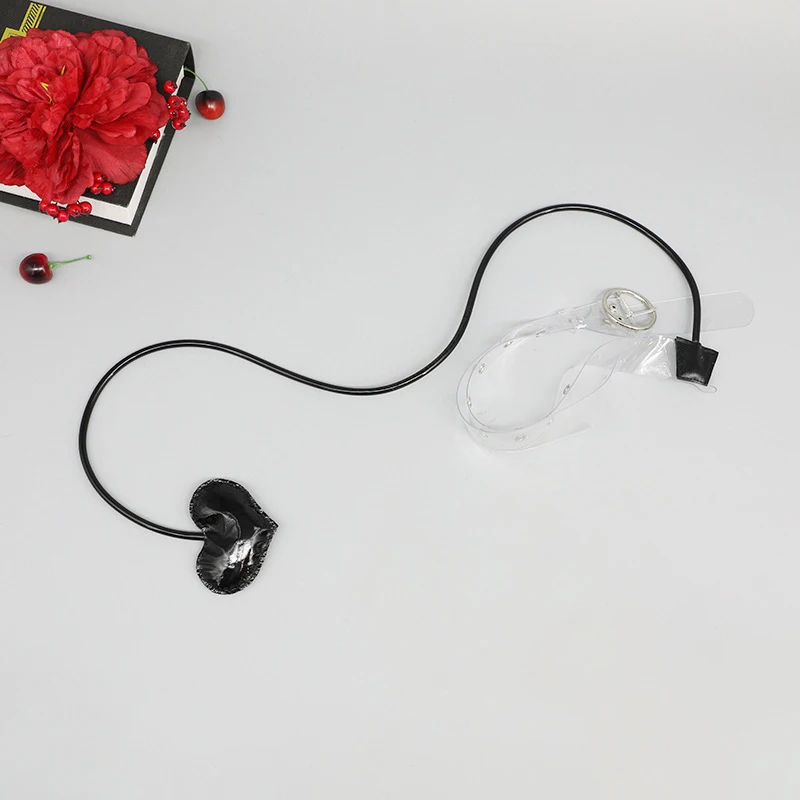 リトルデーモンスイートハートテールユニバーサルブラックバットテールウエストバンドアローハートスタイル調節可能なコスプレ衣装パーティーアクセサリー