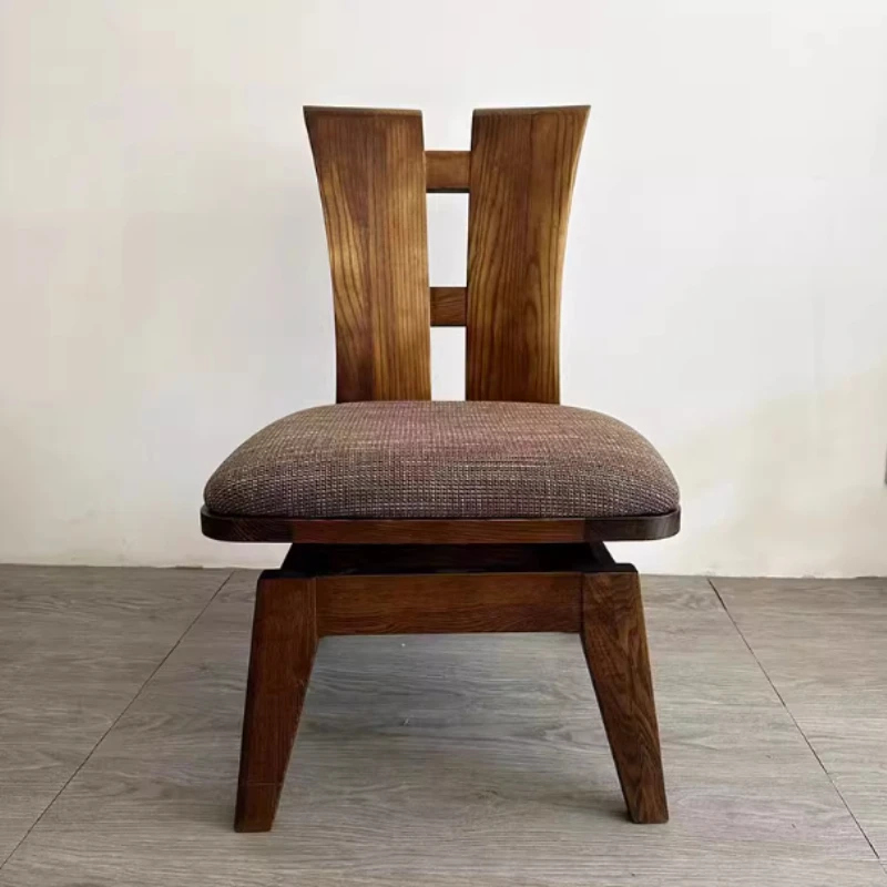 كرسي دوار ياباني خشبي من خشب الجوز الأسود بتصميم شمالي لهجة كرسي مكتب مكتب مريح كمبيوتر Fotel Gamingowy مكتب منزلي