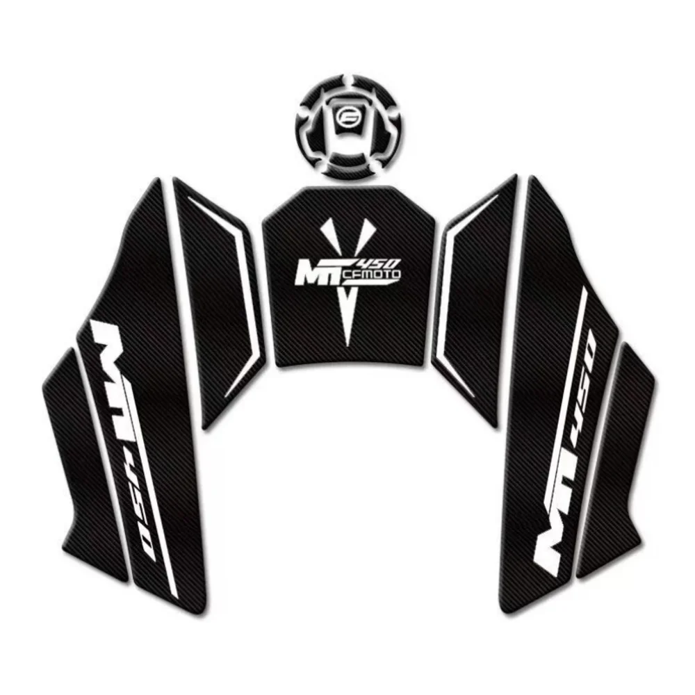 Novo modelo 2024 para cfmoto 450mt mt450 cf 450 mt almofada do tanque da motocicleta protetor adesivo decalque gás joelho tanque tração almofada lateral