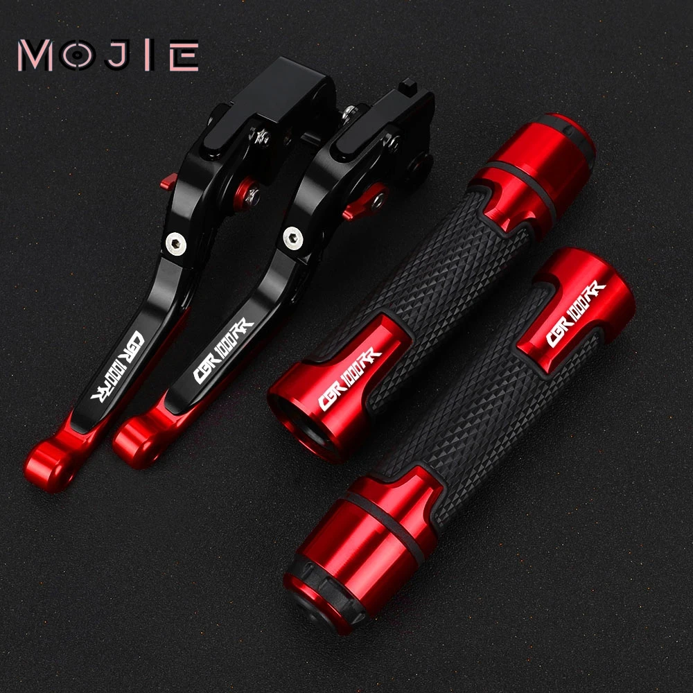 

Motorcycle Aluminium Adjustable Brake Clutch Levers & Handle Handlebar grips FOR HONDA CBR1000RR CBR 1000 RR 2004 2005 2006 2007