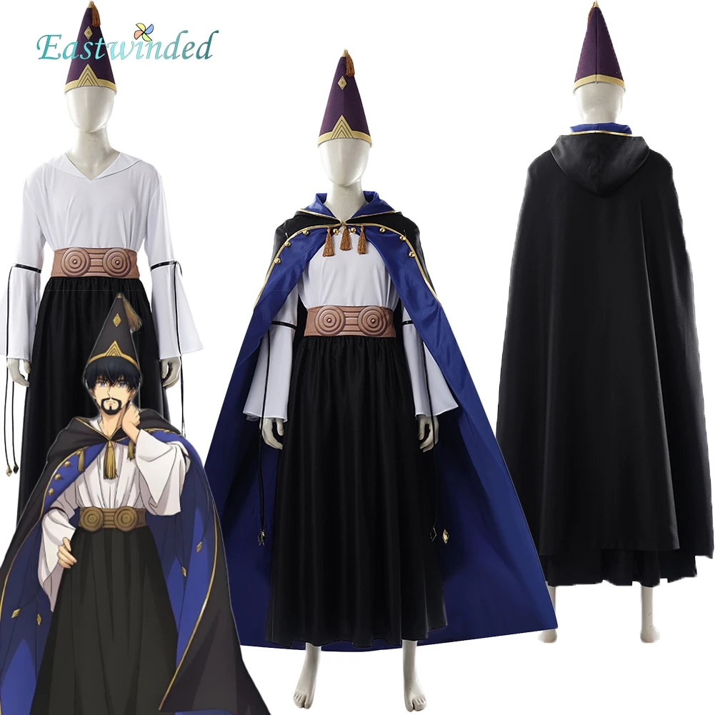 

Anime Atelier of Witch Hat Olruggio Cosplay Costume Cloak Hat Tongari Boushi Roleplay Uniform Outfits Halloween Carnival Party